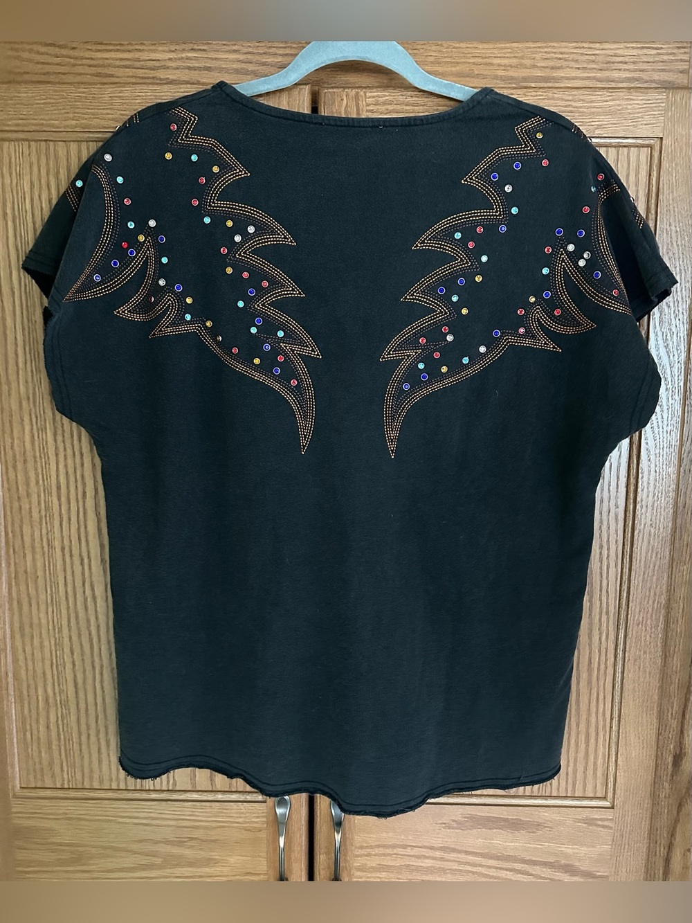 Blue B Western Rhinestone Top - Picture 5 of 6